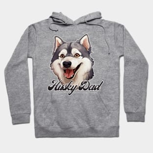 HuskyDad T-Shirt - Dog Lover Gift, Pet Parent Apparel Hoodie